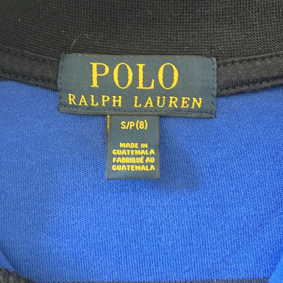 Boys polo, Ralph Lauren pullover size small 8 - Picture 4 of 4
